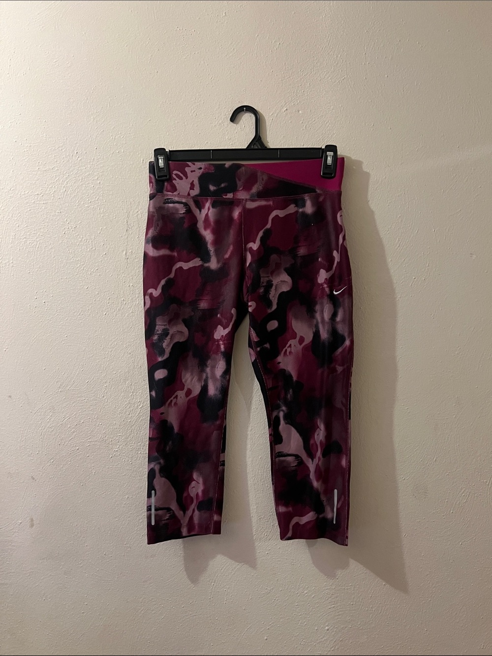 Nike Marron Dri-Fit Leggings Capri high Waisted